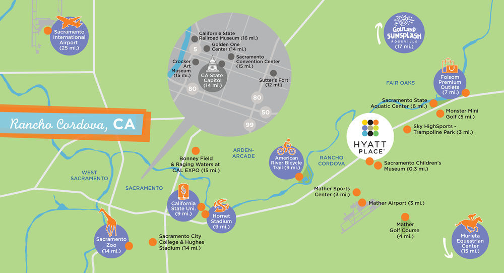 Hotel Hyatt Place Sacramento Rancho Cordova Zewnętrze zdjęcie